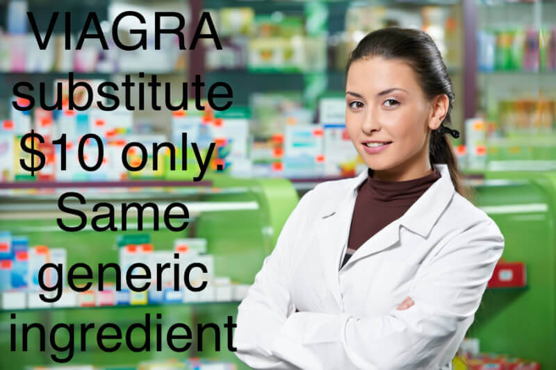 pharmacist ina a Viagra Promo