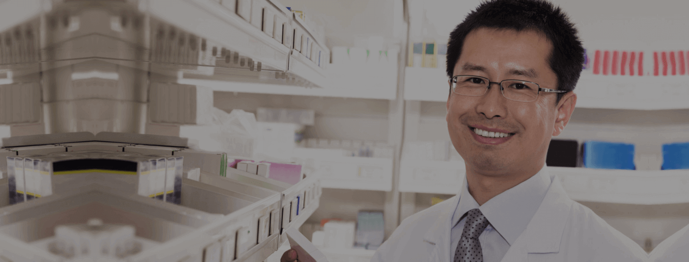 guy pharmacist smiling